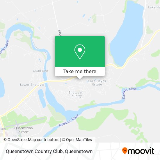 Queenstown Country Club map