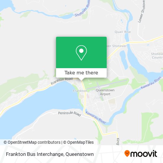 Frankton Bus Interchange map