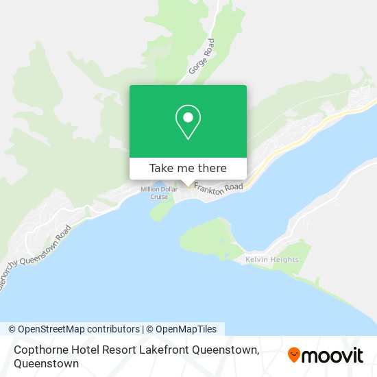 Copthorne Hotel Resort Lakefront Queenstown map
