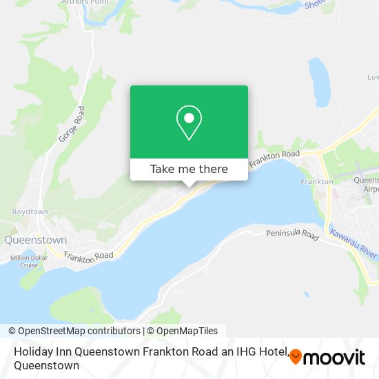 Holiday Inn Queenstown Frankton Road an IHG Hotel map
