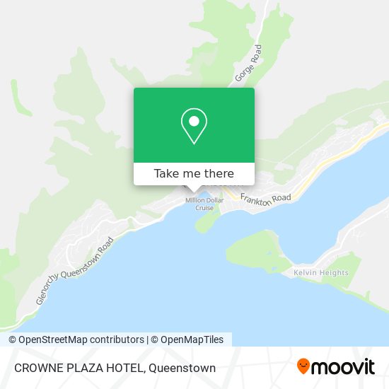 CROWNE PLAZA HOTEL map