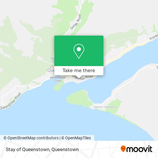 Stay of Queenstown map
