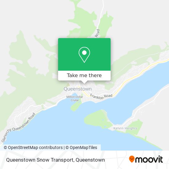 Queenstown Snow Transport map