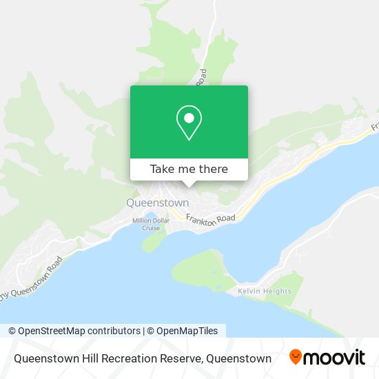 Queenstown Hill Recreation Reserve map