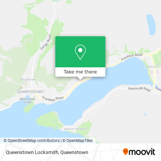 Queenstown Locksmith map