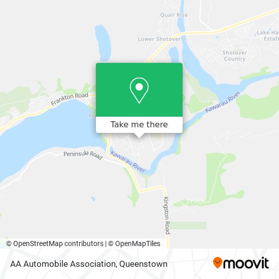 AA Automobile Association map