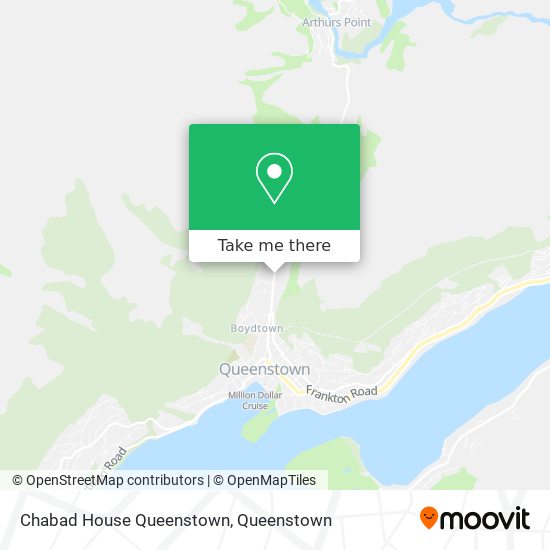 Chabad House Queenstown map