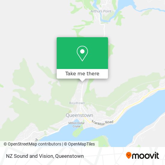 NZ Sound and Vision map