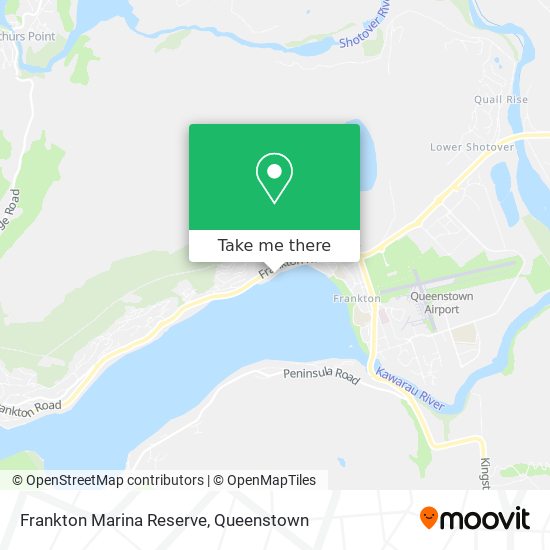 Frankton Marina Reserve map