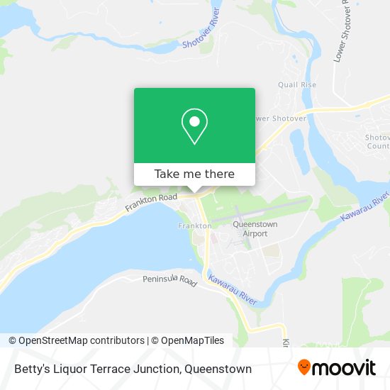 Betty's Liquor Terrace Junction map