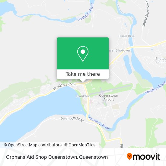 Orphans Aid Shop Queenstown map