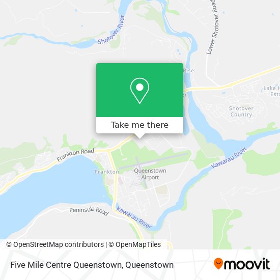 Five Mile Centre Queenstown map