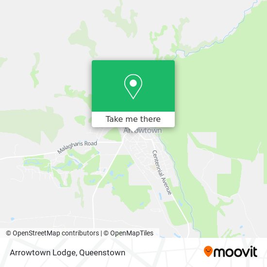 Arrowtown Lodge map