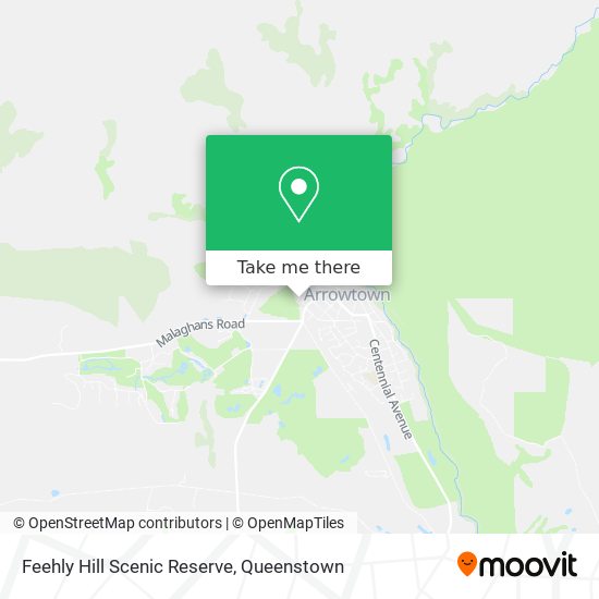 Feehly Hill Scenic Reserve map
