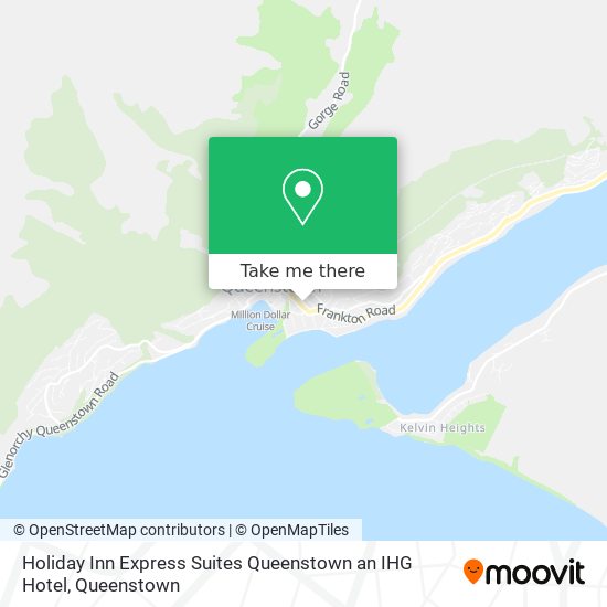 Holiday Inn Express Suites Queenstown an IHG Hotel map