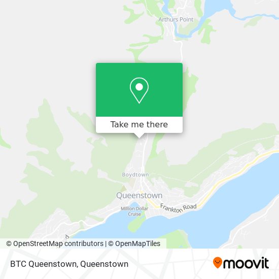 BTC Queenstown map