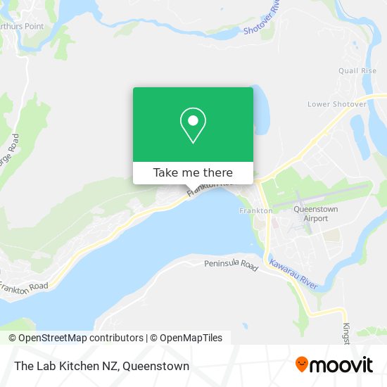 The Lab Kitchen NZ map
