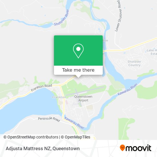 Adjusta Mattress NZ map