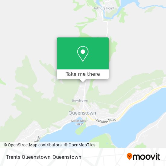 Trents Queenstown map