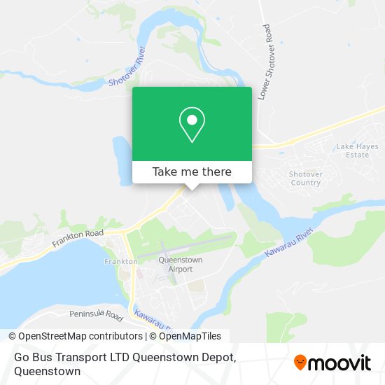 Go Bus Transport LTD Queenstown Depot map