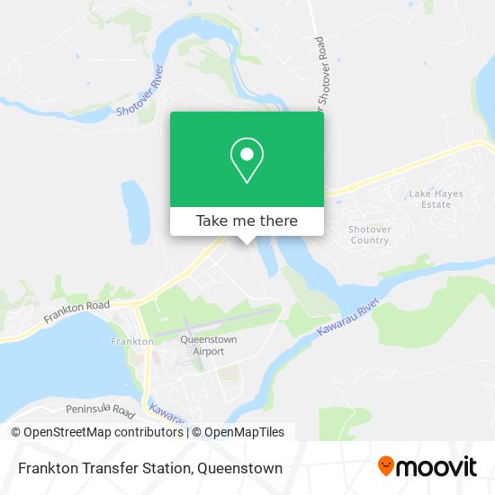 Frankton Transfer Station map