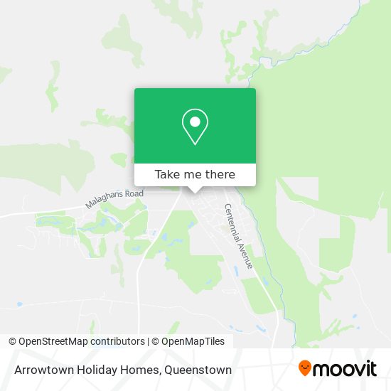 Arrowtown Holiday Homes map