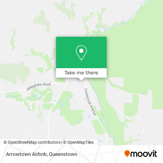 Arrowtown Airbnb map