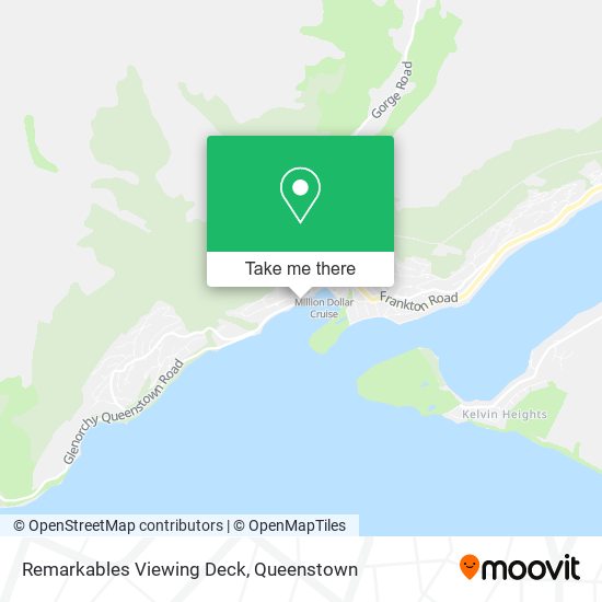 Remarkables Viewing Deck map