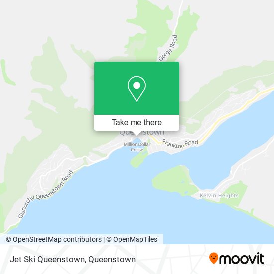 Jet Ski Queenstown map