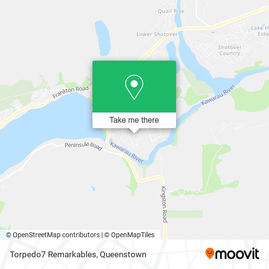 Torpedo7 Remarkables map