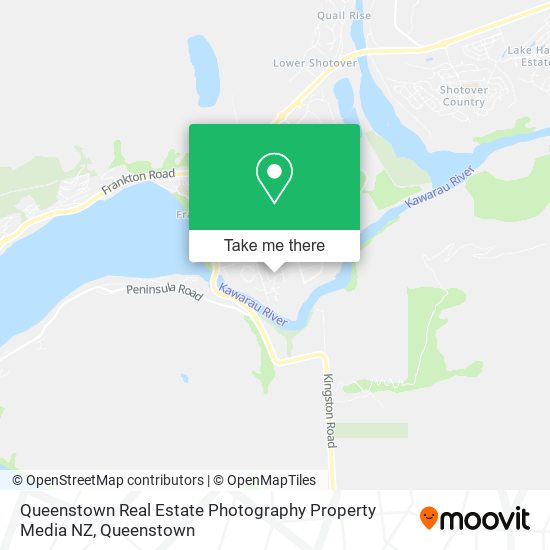 Queenstown Real Estate Photography Property Media NZ map