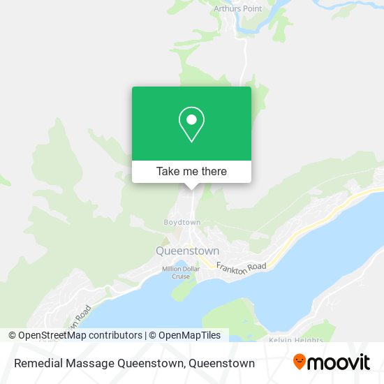 Remedial Massage Queenstown map