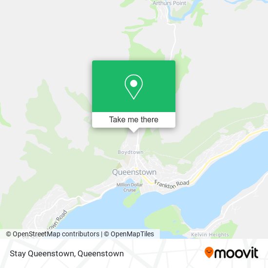 Stay Queenstown map