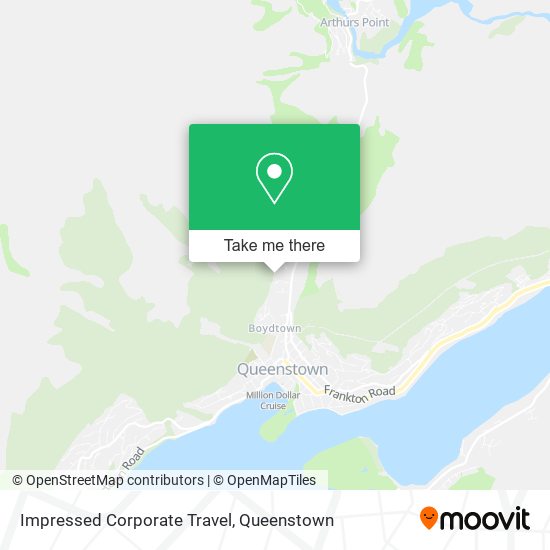 Impressed Corporate Travel map