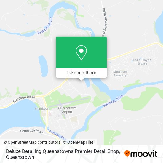 Deluxe Detailing Queenstowns Premier Detail Shop map