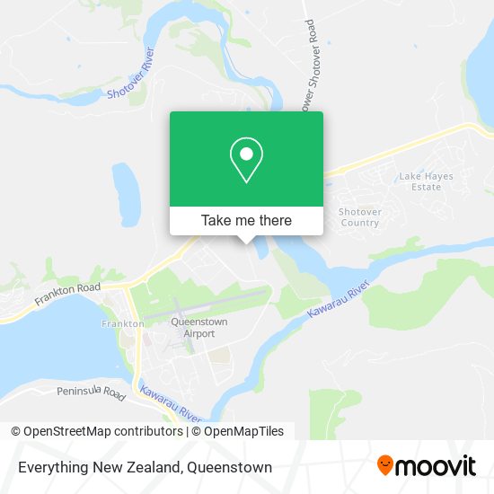 Everything New Zealand map