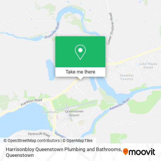 Harrisonbloy Queenstown Plumbing and Bathrooms map