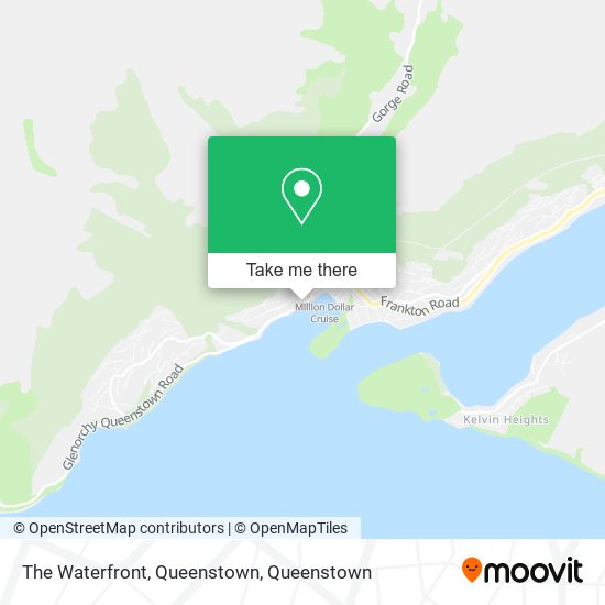 The Waterfront, Queenstown map