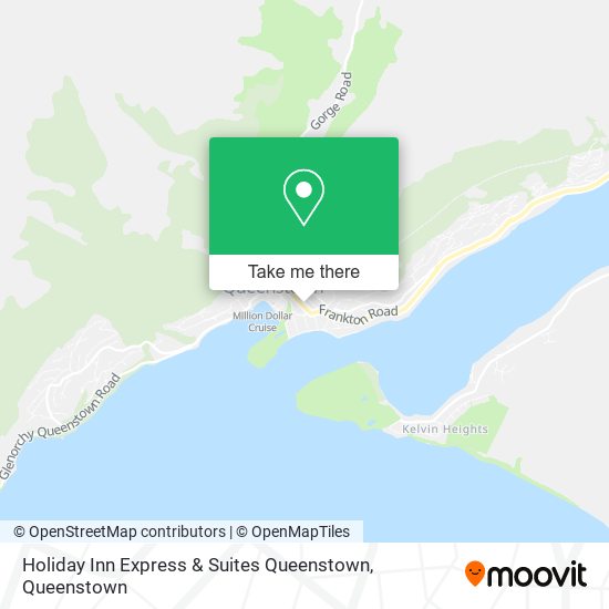 Holiday Inn Express & Suites Queenstown map