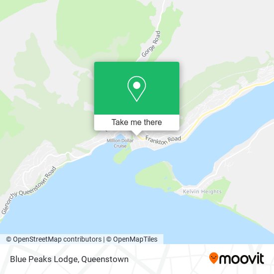Blue Peaks Lodge map