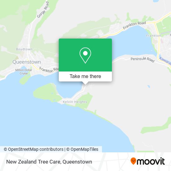 New Zealand Tree Care map