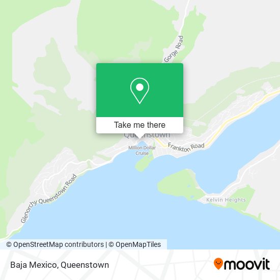 Baja Mexico map