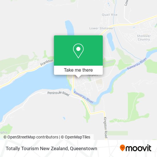 Totally Tourism New Zealand map