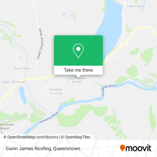 Gavin James Roofing map