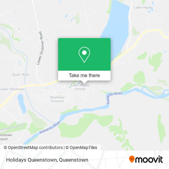 Holidays Queenstown地图