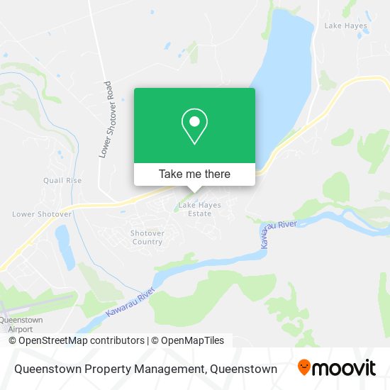 Queenstown Property Management map