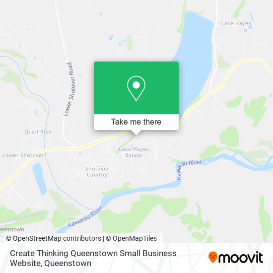 Create Thinking Queenstown Small Business Website map