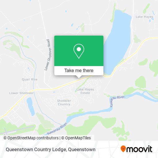Queenstown Country Lodge map