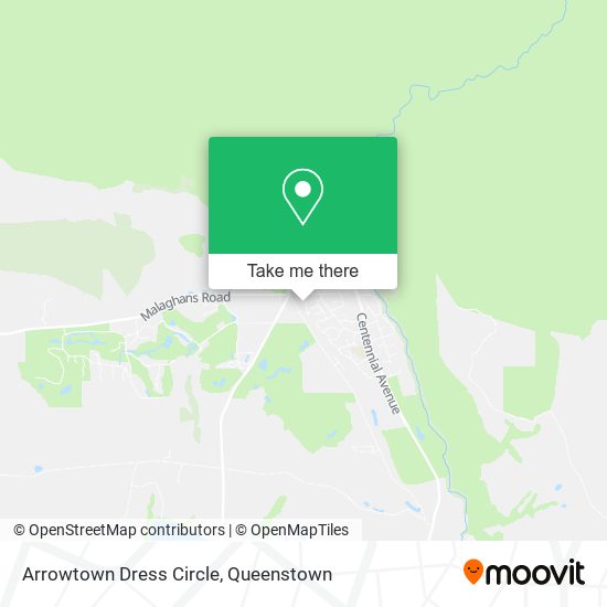 Arrowtown Dress Circle map