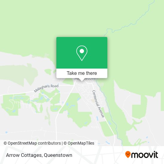 Arrow Cottages map